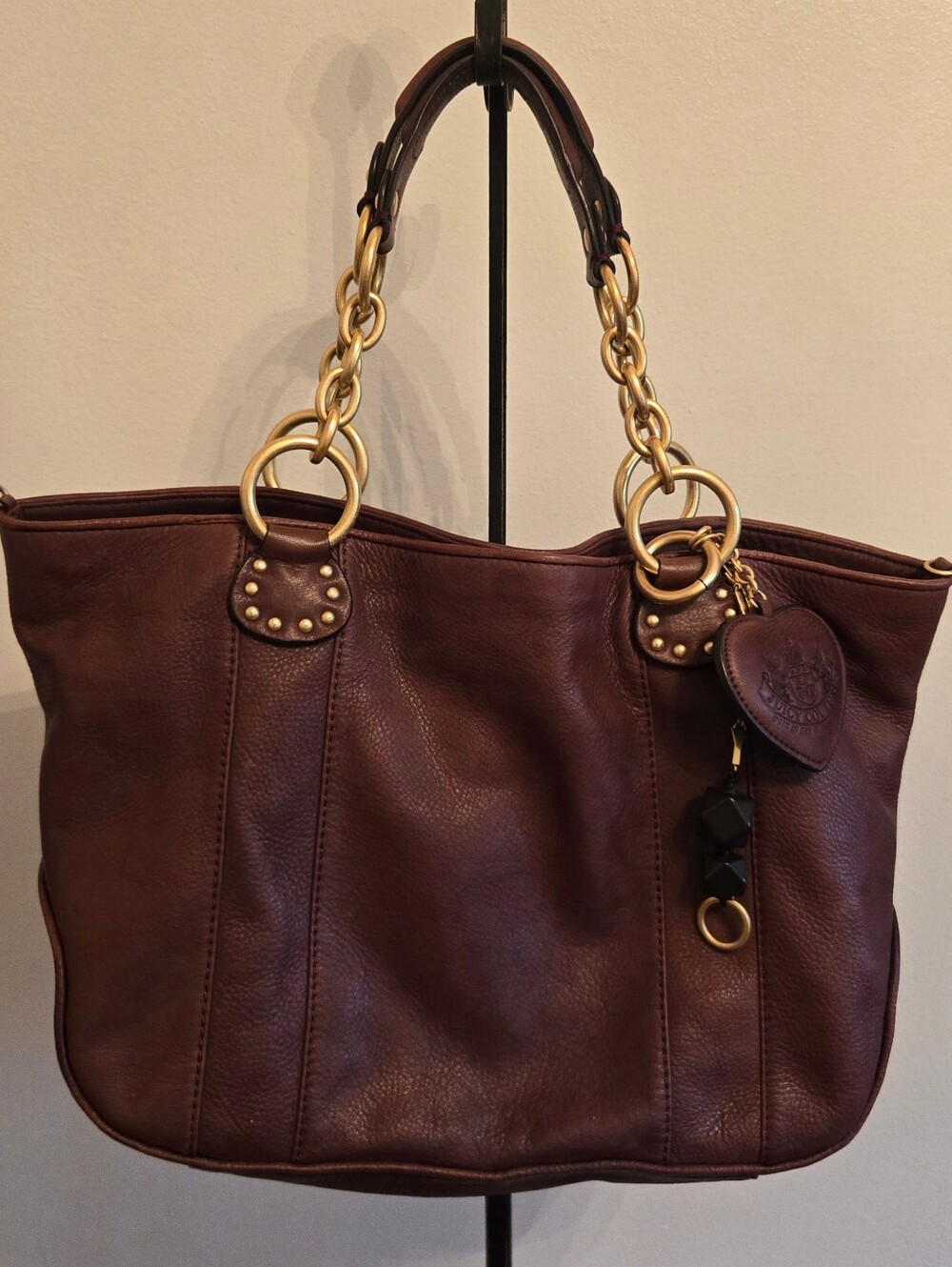 Juicy Couture Y2K Brown Leather Purse Bag
